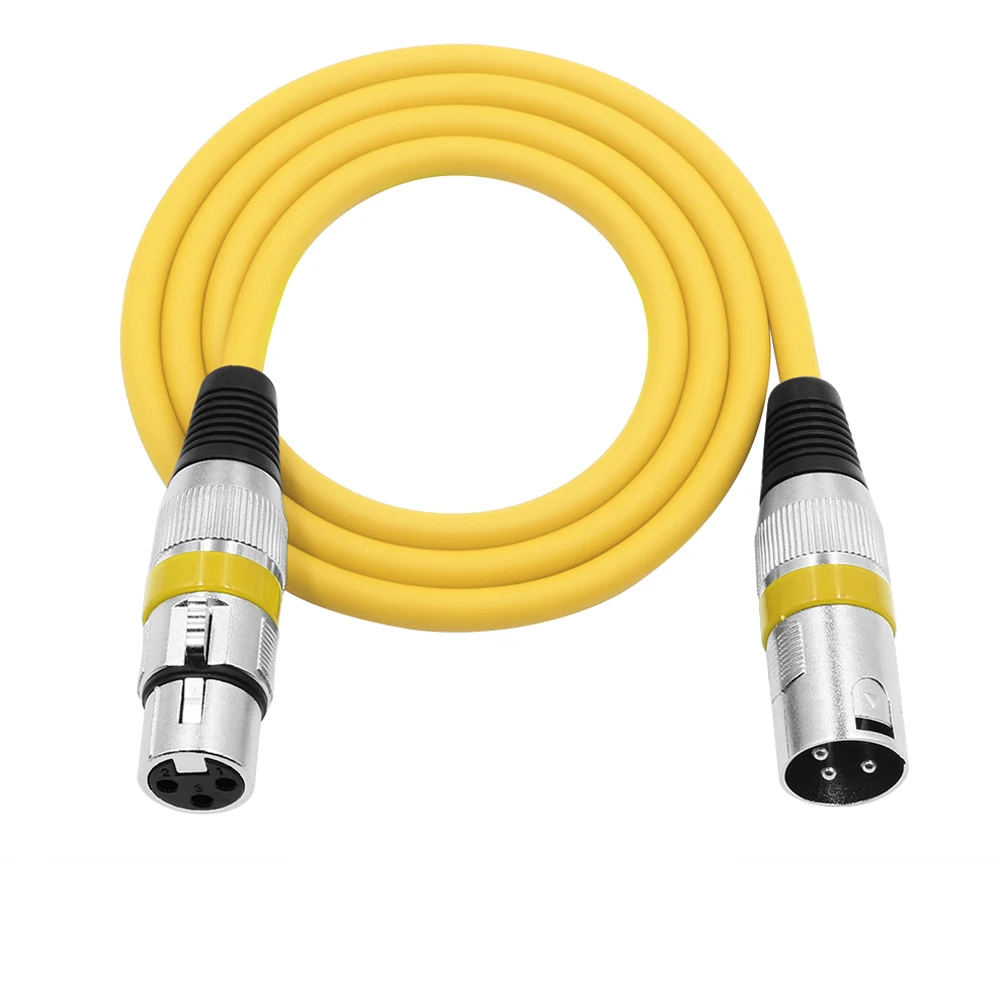 Lballist XLR кабель Мужской и Женский аудио фольга Плетеный экранированный для