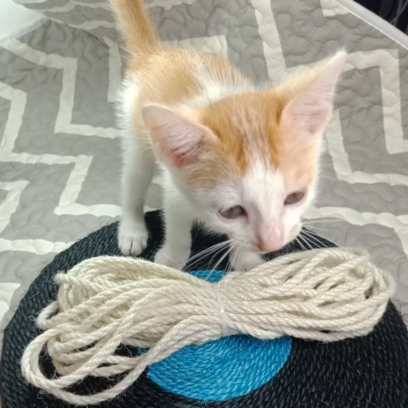 Sisal Rope Cat Toy Colorful 10 Meter 5mm Diameter Tree Kitten Slave Multi Colors Sisal Rope Cat Toy Colorful 10 Meter 5mm Diameter Tree Kitten Slave Multi Colors
