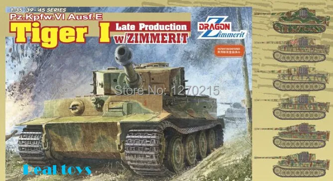 Dragon model 6383 1 35 Pz Kpfw VI Ausf E Tiger I Late Production w Zimmerit