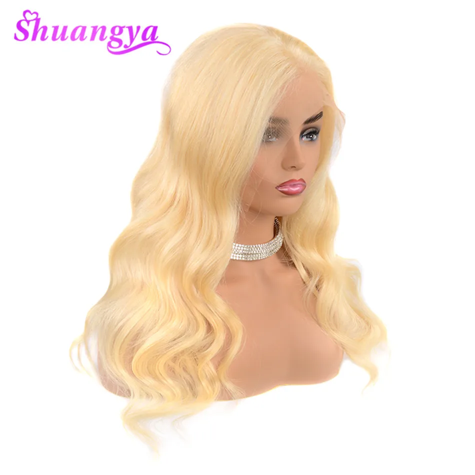 Peruvian Body Wave Remy Hair 13*4 Lace Wig 613 Lace Front Wig Lace Front Human Hair Wig Pre-Plucked With Baby Hair For Women