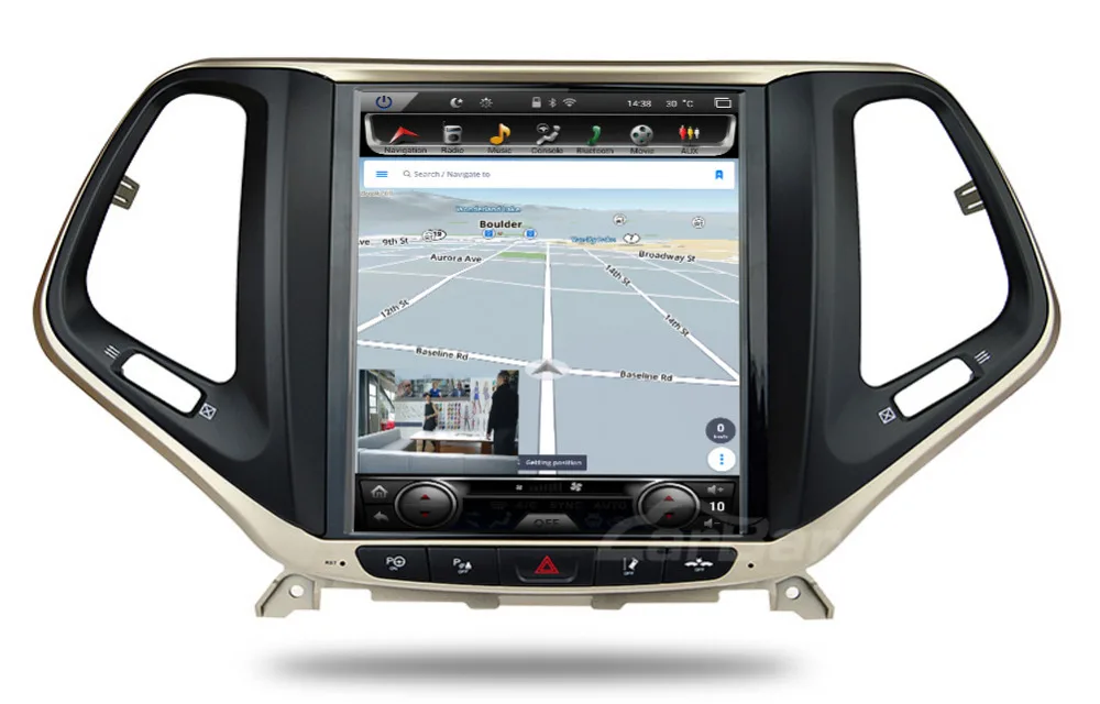 10," вертикальный экран Tesla стиль 1024*768 Android автомобильный DVD gps навигация Радио Аудио плеер для Jeep Cherokee