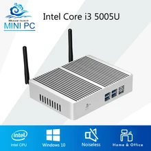 New Intel Core i3 5005u Barebone Mini PC windows 10 Dual Core With WIFI Mini Computer