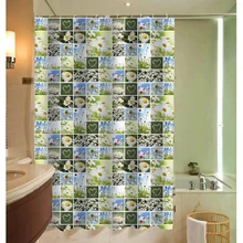 Taille 180×180 Haute Qualité Étanche Rideaux De Douche Salle De Bains Rideau Salle De Bains Pratique Produits 6 Couleurs Daisy Rideau De Douche