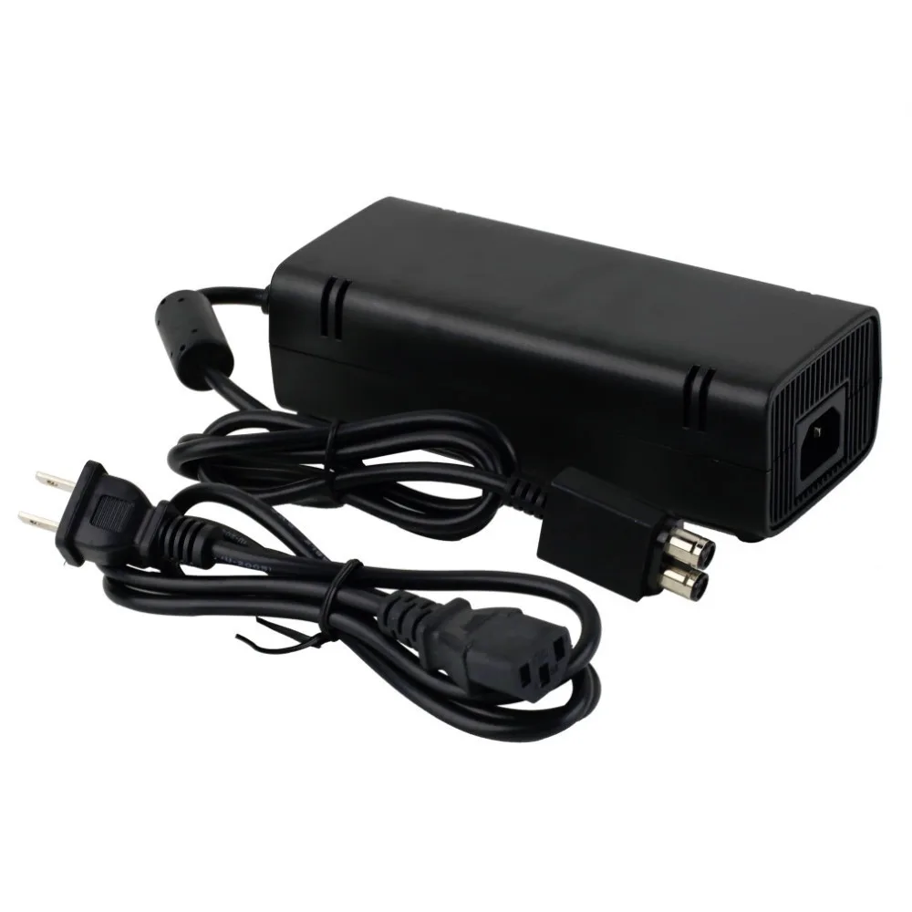Черный 135 Вт 12 В адаптер переменного тока Питание Шнур зарядки зарядное устройство питание Кабель для microsoft для Xbox 360 Slim