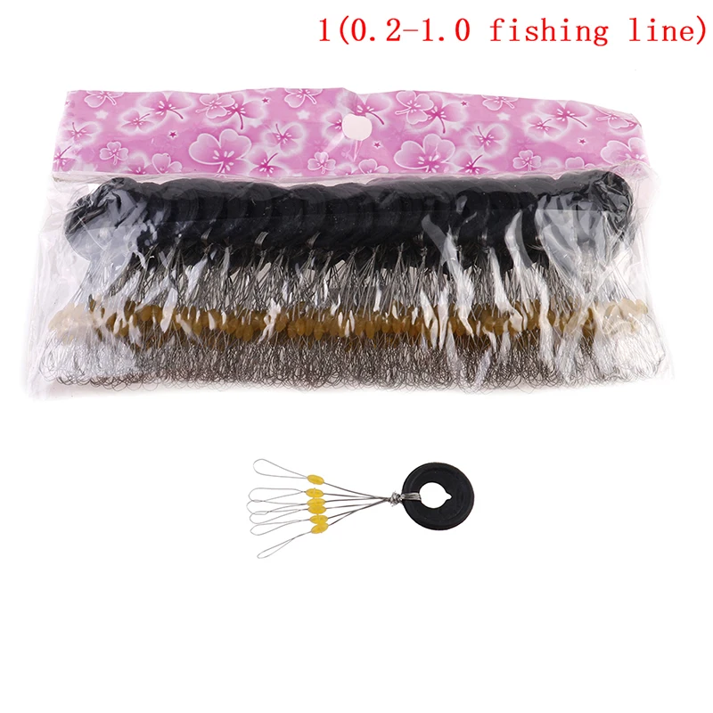 SS-L Поплавковый стопор резиновая пробка коннектор для лески Рыбалка не повредить вертикальную линию рыболовные кольца 100 шт./компл - Цвет: SS