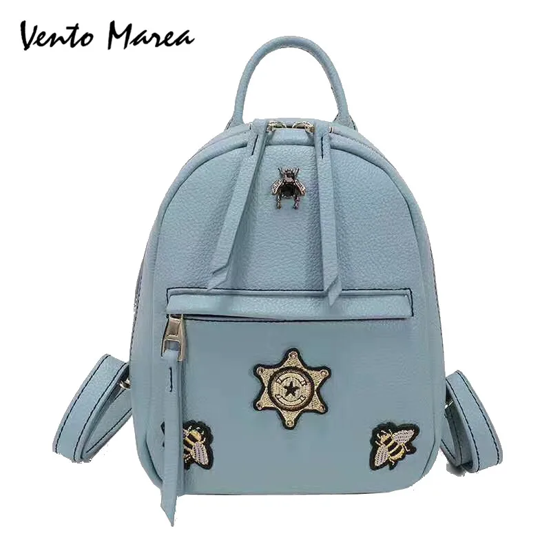 Black Backpack Women Leather Backpacks Embroidery Girl Fashion Rugzak High Quality Pu Travel Back Pack Brand Sac A Dos Femme Black Backpack Women Leather Backpacks Embroidery Girl Fashion Rugzak High Quality Pu Travel Back Pack Brand Sac A Dos Femme