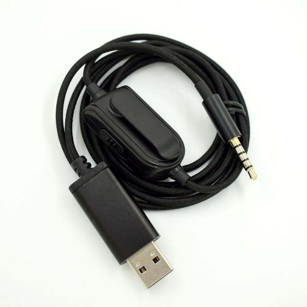 Audio Cable VVirtual 7.1 Surround Sound Game USB Card for logitech Astro A10 A40 Headphones High Quality (1)