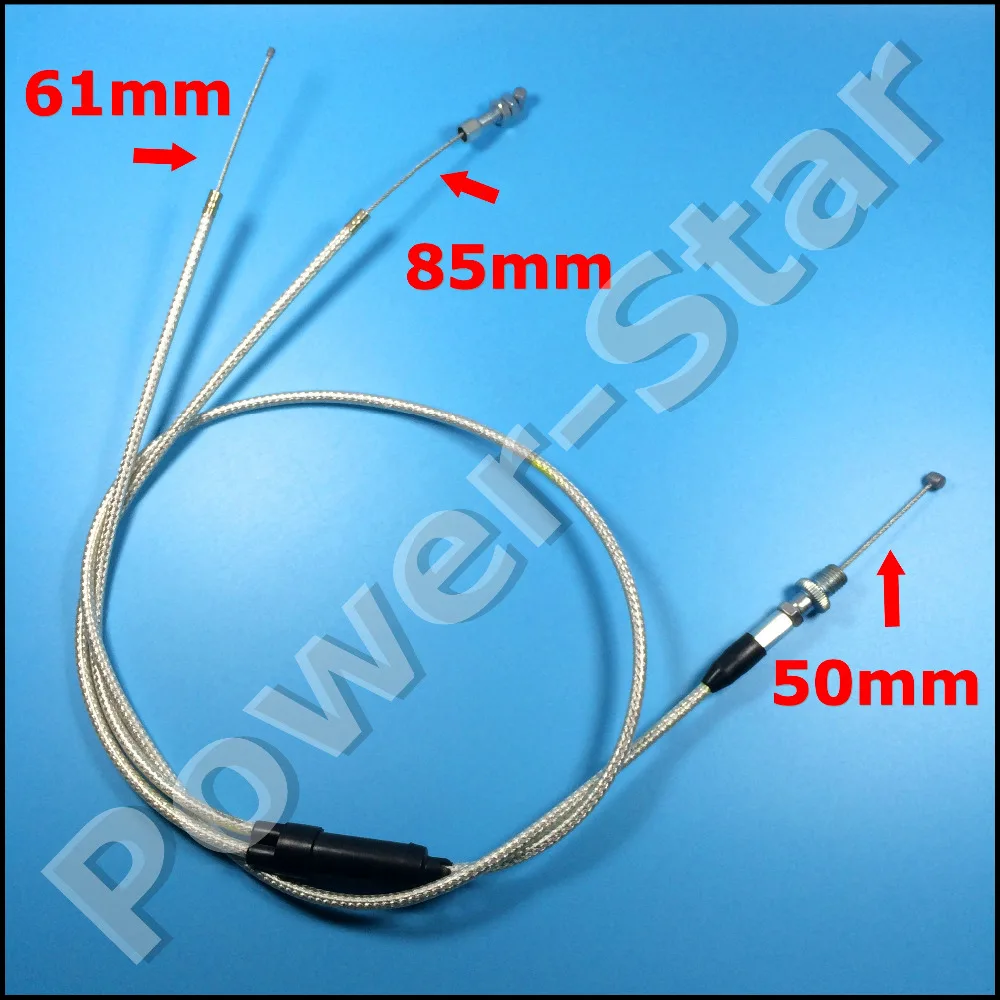 200CC 250CC Dirt Bike Dual Throttle Cable For KEIHIN PZ30mm