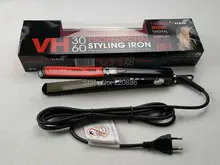 LCD Display Titanium Plates Flat Iron Straightening Irons Styling Tools Professional Hair Straightener GIC HS103 Free