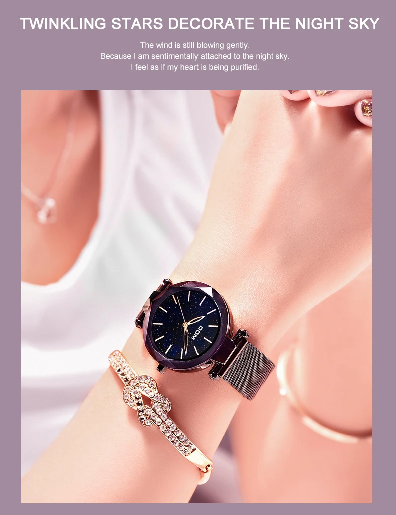 DOM брендовые роскошные женские кварцевые часы минимализм модные повседневные женские наручные часы водонепроницаемые золотые стальные Reloj Mujer G-1244GK-1M