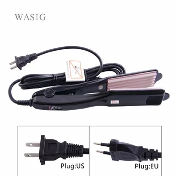 

Adjust temperature 5 Teeth Titanium Hair Crimper Straightening Corrugated Iron Professional Salon And Household Hair Beauty Tool
