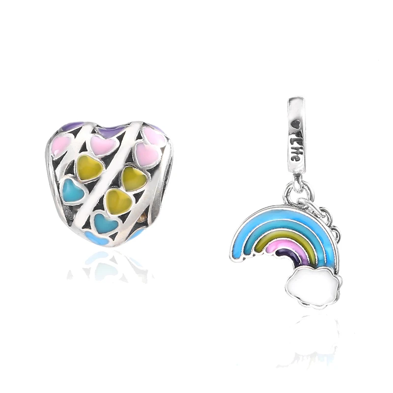 

Original 925 sterling silver Charms 2018 New beads for Jewelry making DIY Fit for Pandora Bracelets