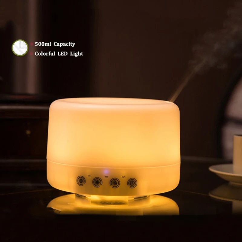500ml Touch Sense Colorful Light Essential Oil Diffuser (3)