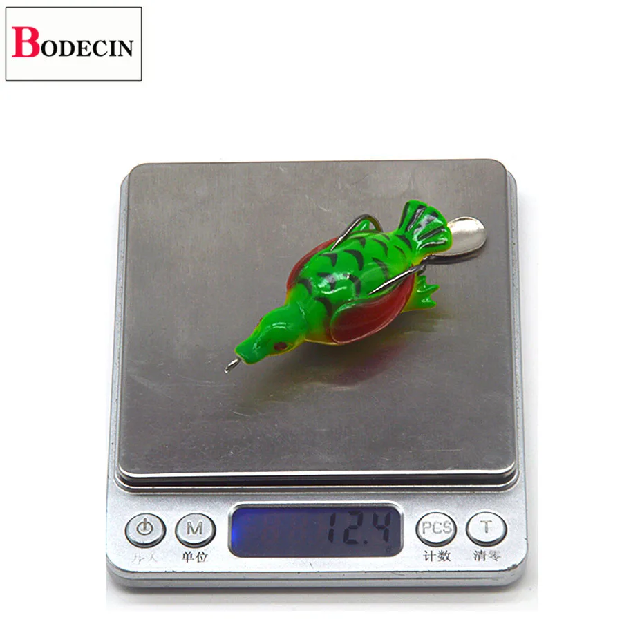 Soft Plastic Snakehead Jump Frog Lures Bass Topwater Swimbait 1PCS Duck Tube Artificial Bait Salt Water Fishing Lures China Sea (8)