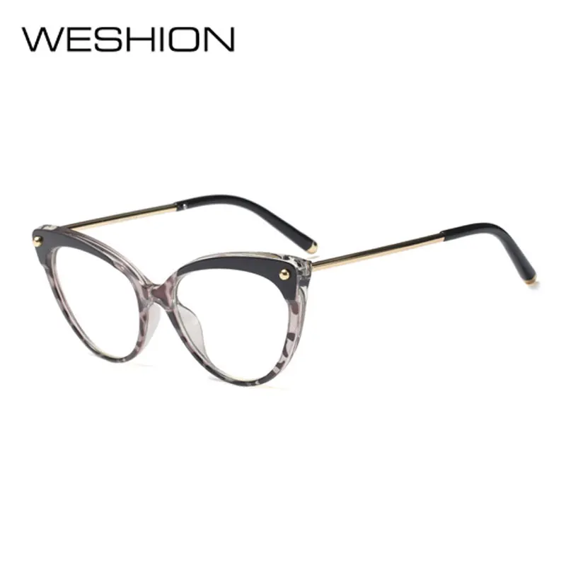 Cat Eye Prescription Glasses Frame Optical Myopia Hyperopia Astigmatism Lenses Anti Reflective Blue Light Corrective Eyeglasses