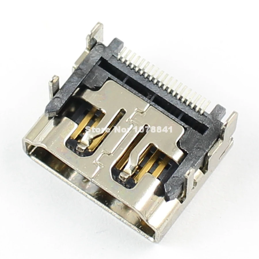 10 шт. в партии Новый HDMI 19 контактный разъем SMT SMD Jack 4 ножки|4 pin female connector|4 femalel connector |