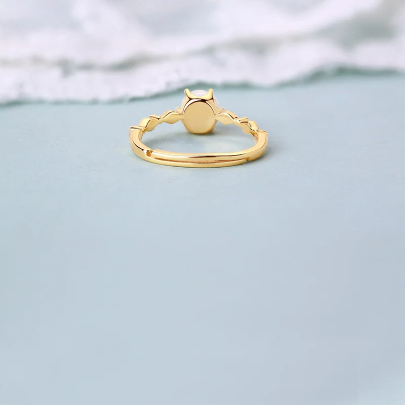 SOUAIME, ювелирное изделие с жемчугом, покрытое 18 к желтым золотом, кольцо с натуральным круглым пресноводным жемчугом, Женское Обручальное кольцо, подарки премиум класса