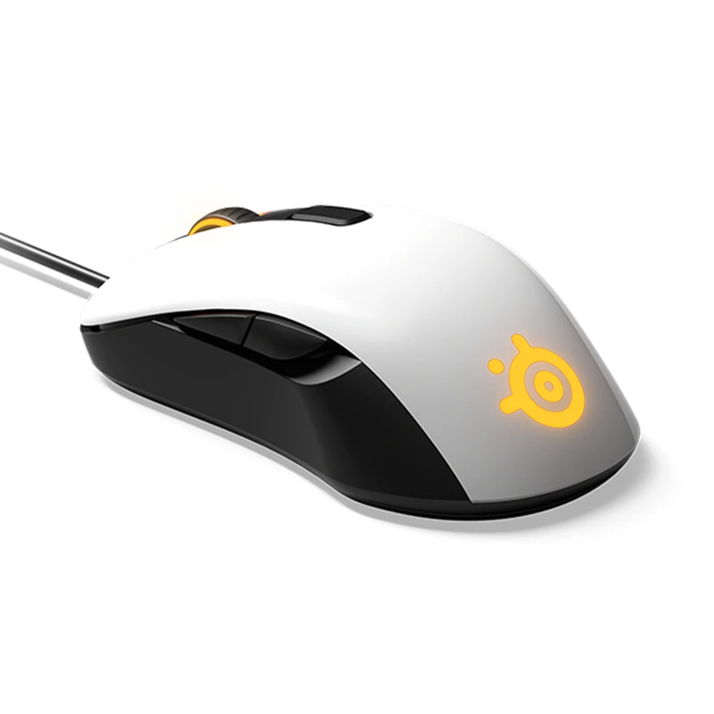 Все новые SteelSeries Rival 106 RGB USB оптическая игровая проводная мышь TrueMove1 с 7200 CPI для CSGO
