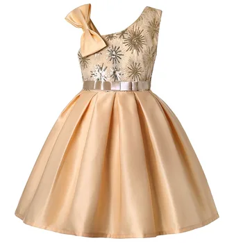 

girls dresses 2019 girl fashion new sequin bow tulle party tutu sundress kids dress for girls children clothing 3-11Y