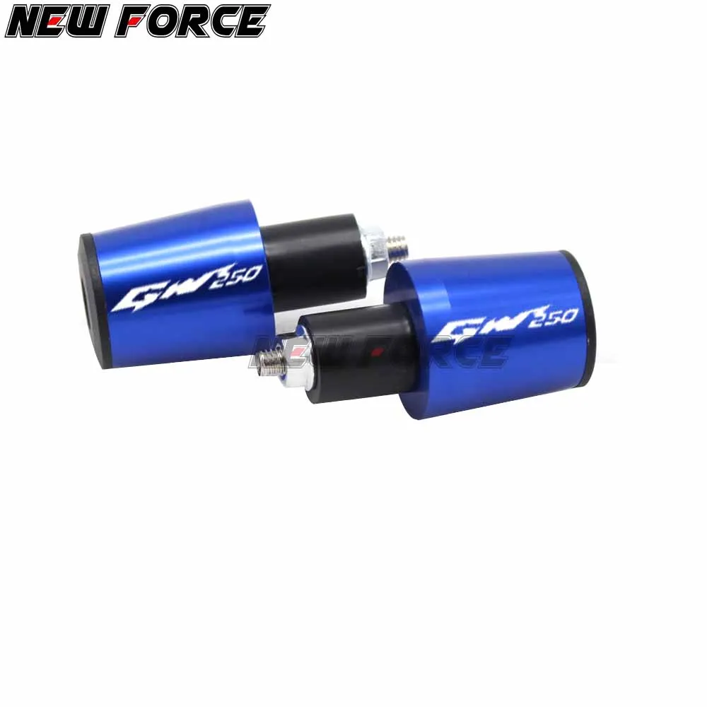 CNC 22 мм ручки для руля рукоятка колпачок торцевые вилки SUZUKI GW 250 INAZUMA GW250 2011 2013|Ручки
