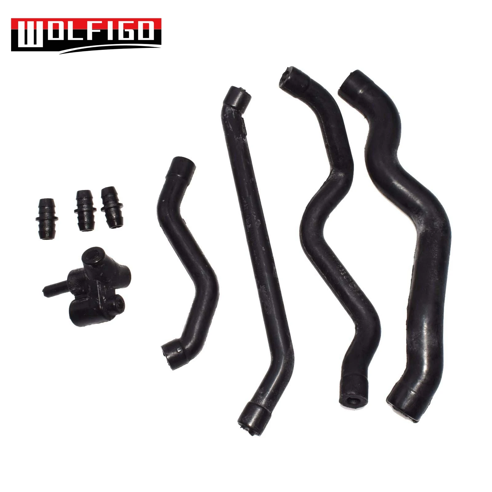 

WOLFIGO New Crankcase Ventalation Air Intake Breather Hose Kit 8pcs For Mercedes 1120180382,1120180482,1120180282,1120180182
