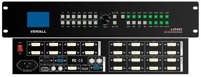 VDWALL-LVP404-LED-HD-videowall-processor-DVI-output-4-HD-PIP-POP-4x4-in-paralle-7680x4320