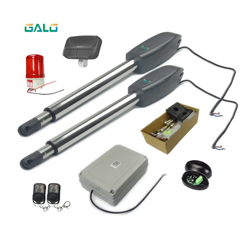  Big farm auto gate swing gate opener for fence use auto motor for vallige/with transformer solar ki