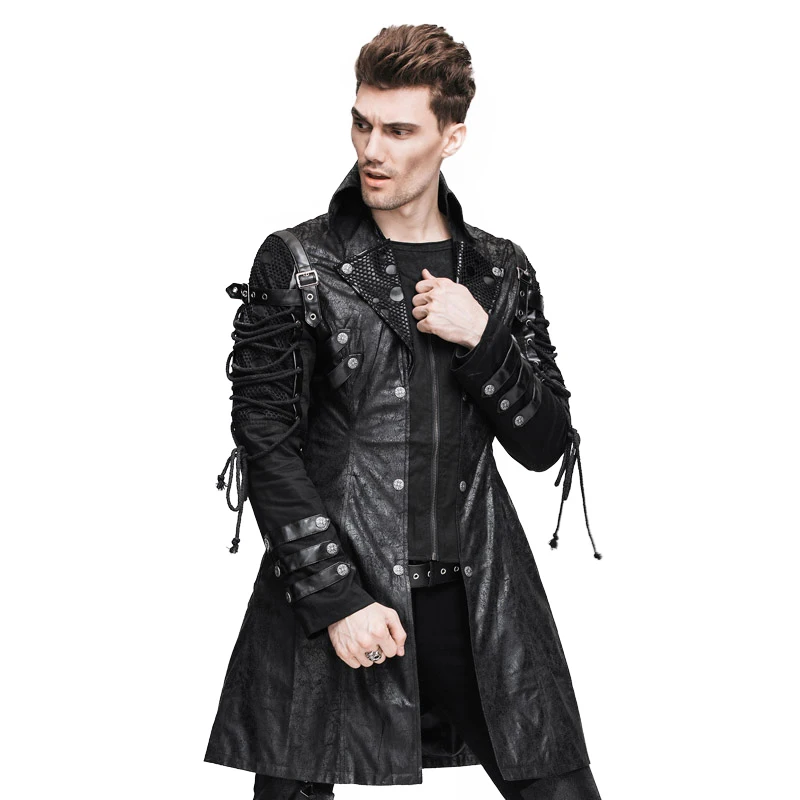 Faux leather jacket steam