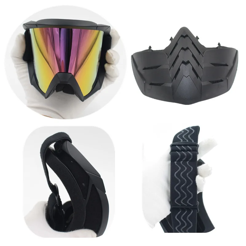Cuzekii MT011 Автогонки мотоцикл очки Мотокросс ATV UTV внедорожные очки Защитное снаряжение противотуманные очки шлем маска