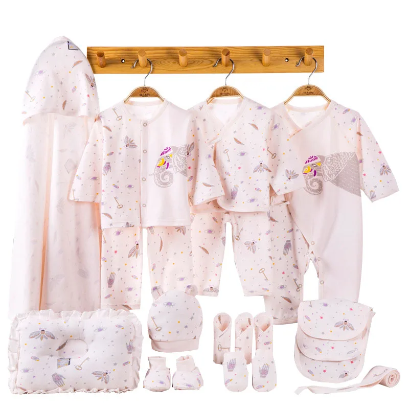 Одежда для новорожденных девочек с изображением слона; хлопковая одежда с принтом для новорожденных мальчиков; Одежда для младенцев; одежда для малышей; комплект для новорожденных - Цвет: Beige