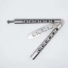 Канальный тренировочный нож-бабочка BM40 440C Лезвие стальной ручкой Jilt нож не острый походный охотничий нож для повседневного использования складной карманный нож