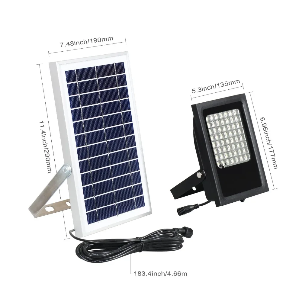 US $83.99 TSUN 50W Colour Changing LED Outdoor Security Floodlight IP65 Remote Control Dimmable Solar Flood Light for Decking Lighting