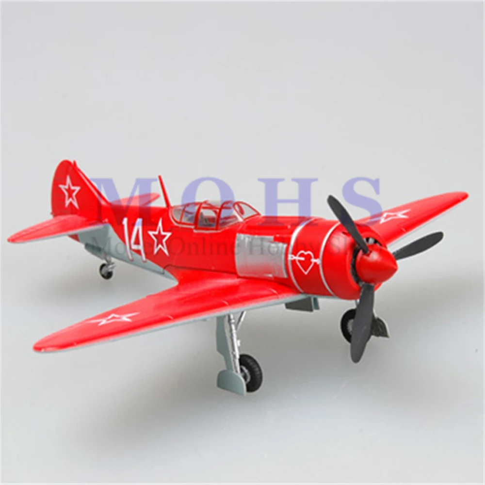 

EASY MODEL 36334 1/72 Assembled Model LA7 La-7 Scale Finished Model Scale Airplane Scale WW II Aircraft Warbird La - 7 red 14