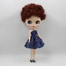 Ню Блит куклы завод кукла темно-коричневые волос подходит для DIY Изменить BJD игрушка для Обувь для девочек