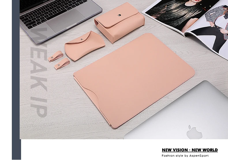 Сумка для ноутбука Macbook Air 13 retina 11 12 15 15,4 чехол для ноутбука Xiaomi Pro 13,3 Surface Pro 4 5 6 12,3 кожаный чехол