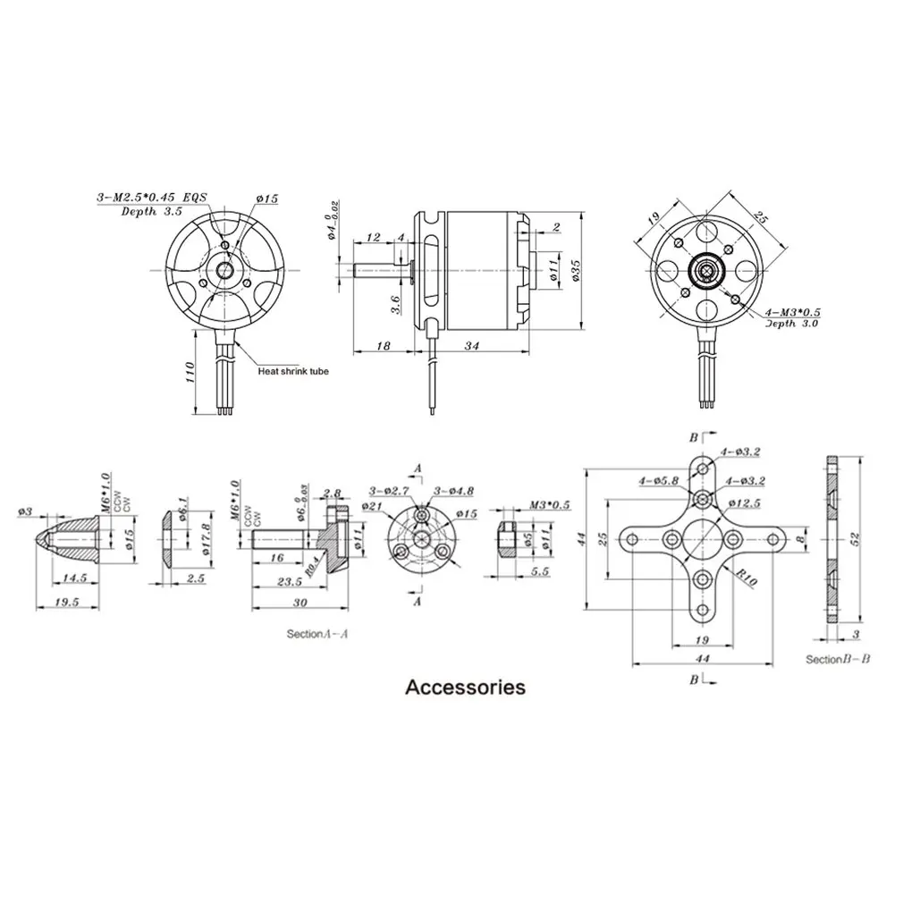 Горячее предложение! Распродажа! SUNNYSKY X2814 14 P 1250KV RC мотор 3 4 S бесколлекторный