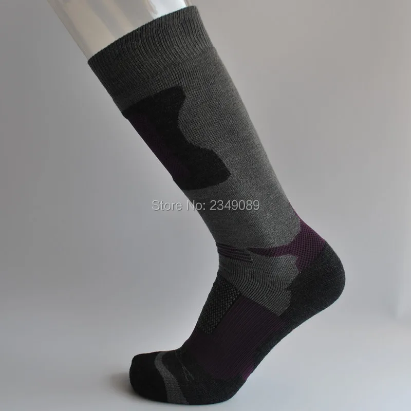 

1 Pair Europe Merino Wool Terry Thick Men's socks Sking Socks 2 Colors