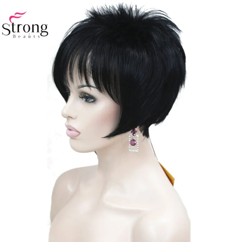 RG-9754  Short black wig (2)