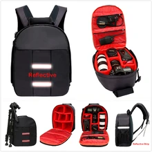 Top Quality Reflective font b Photo b font font b Camera b font Backpack Lens Tripod