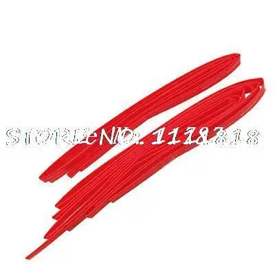 

5 pcs 3ft 8mm Dia. 125C 2:1 Red Polyolefin Heat Shrink Tubing 660V VW-1