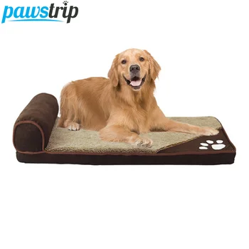 

pawstrip 4 Colors Pet Dog Bed Soft Fleece Dog Sofa Bed House Puppy Cushion Large Dog Bed Sofa Pillow cama para cachorro S/M/L/XL