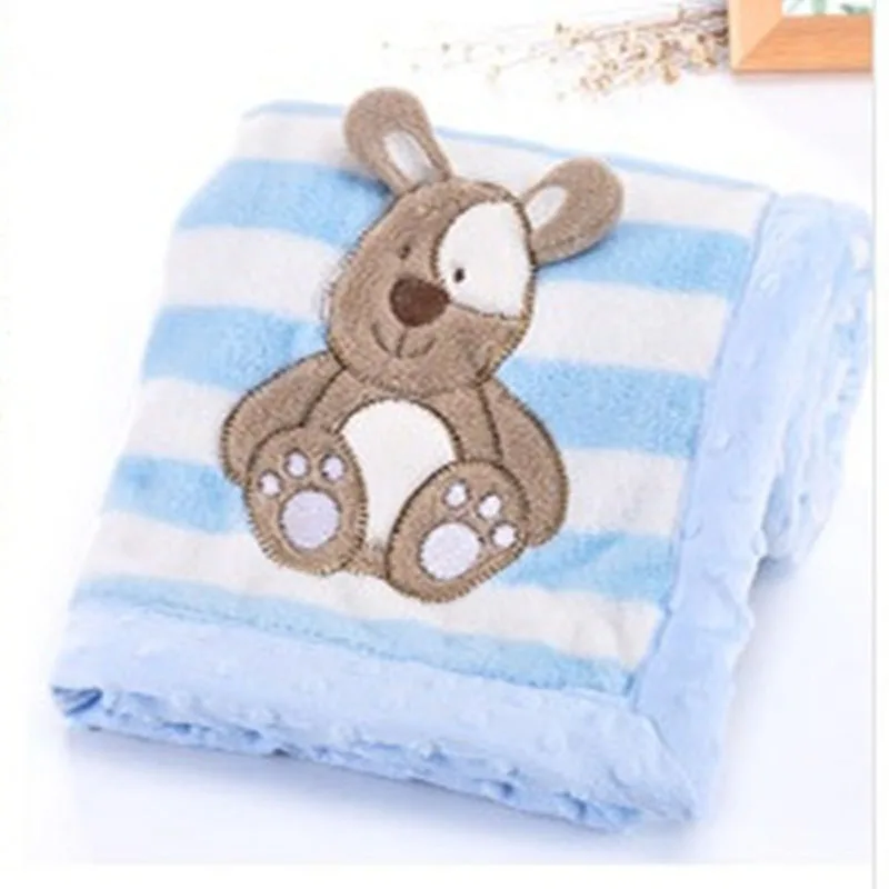 

Thick Winter Baby Blanket Newborn Infant Bebe Flannel Blanket Stroller Cartoon Baby Bedding Blanket Cobertor Manta Bebe Swaddle