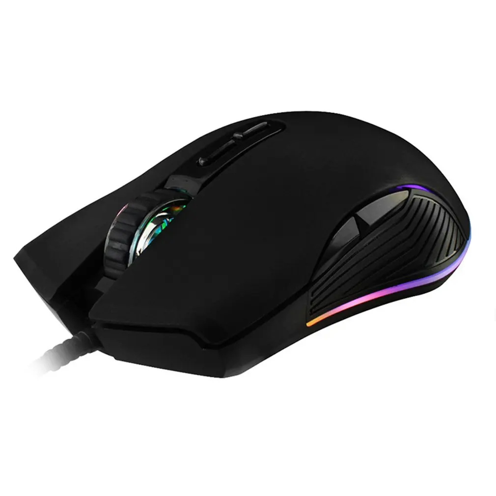 

Tunable Gaming Mouse,Laser Gaming Mouse Wired with Programable Buttons,Breathing LED Light GM2 7 Button