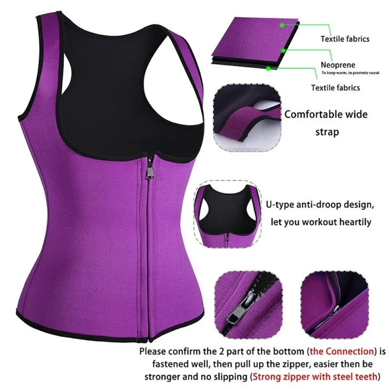 Pre-owned  Lady Bodysuit Women Neoprene Adjustable Waist Trainer Sports Belt Body Building Shape Wear
