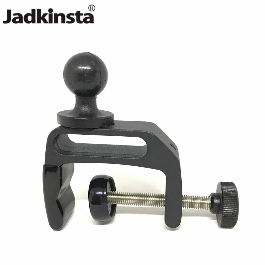 

Jadkinsta C Mount Clamp Rubber Ball Head with 1/4 Screw Adapter for Gopro Rails Poles Bar Music Microphone Mic Stands ram mount