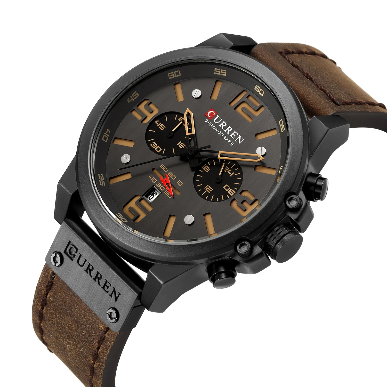 

New 2019 Men Watch CURREN Top Brand Luxury Mens Quartz Wristwatches Male Leather Military Date Sport Watches Relogio Masculino