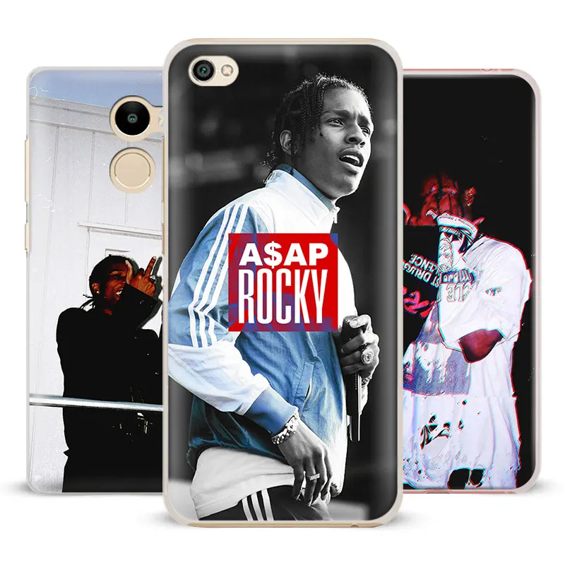 

ASAP Rocky Rapper Coque Phone Case Shell Cover For Xiaomi Redmi Note 4 4X 5A 6 6A PRO Mi 8 5 5S PLUS Max A1 Note 2 3