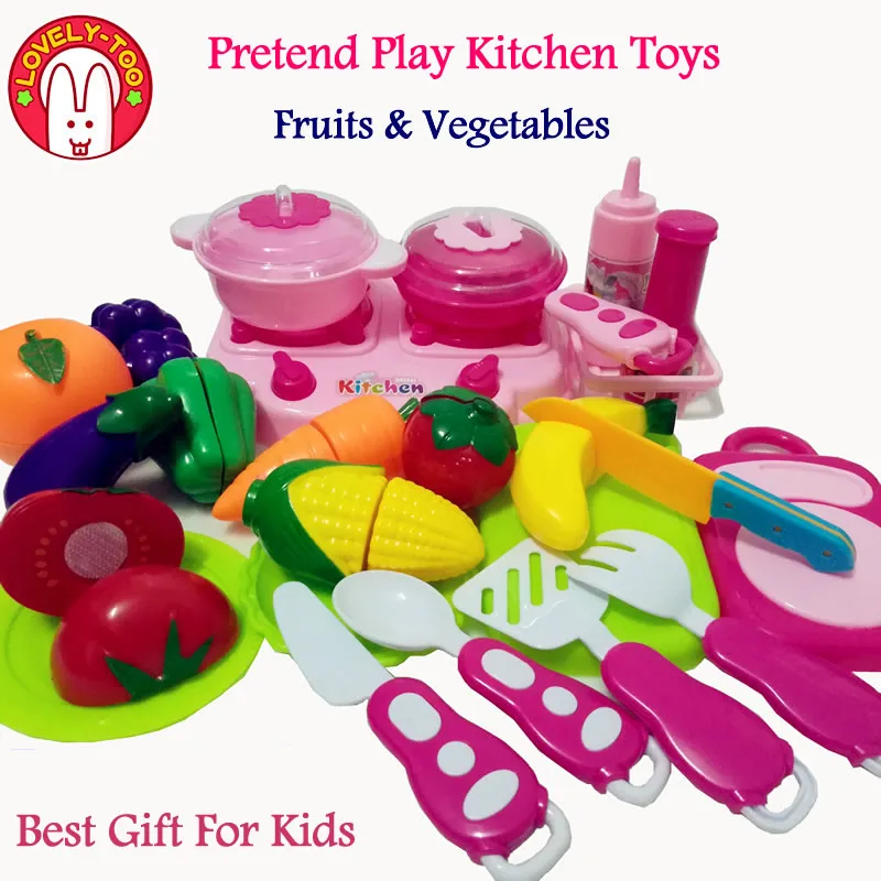 LAAT 12 Piezas Juguetes para Niños Juguetes de Cocina Frutas y Vegetales Juguetes de Plástico Juguetes Familiares Interactivos 