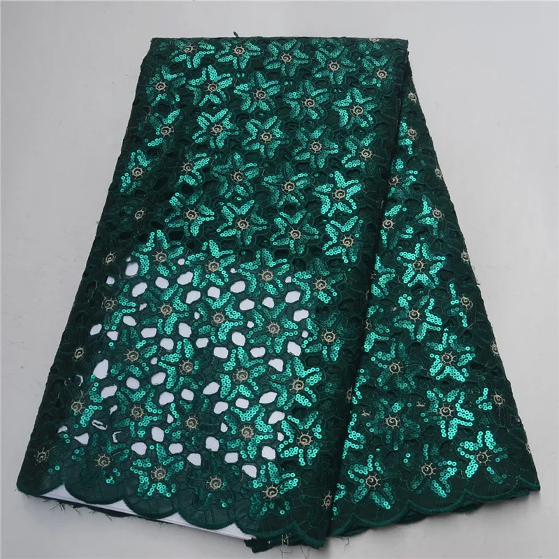 

Latest African embroidered sequins Lace Fabric 2018 High Quality beaded African French Net Laces Tulle Lace Fabric 5 yards