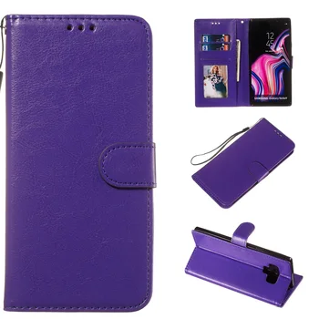 

20pcs/lot Classic solid color crazy horse mobile phone shell leather cover case for samsung galaxy Note 8 9 10 10 plus case